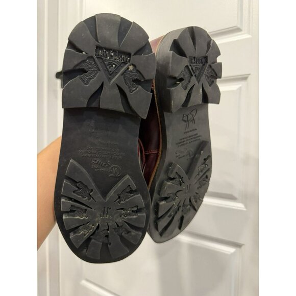 john fluevog mens 7th heaven 6 eyelet derby swirl boots Sz 9 - Picture 7 of 7